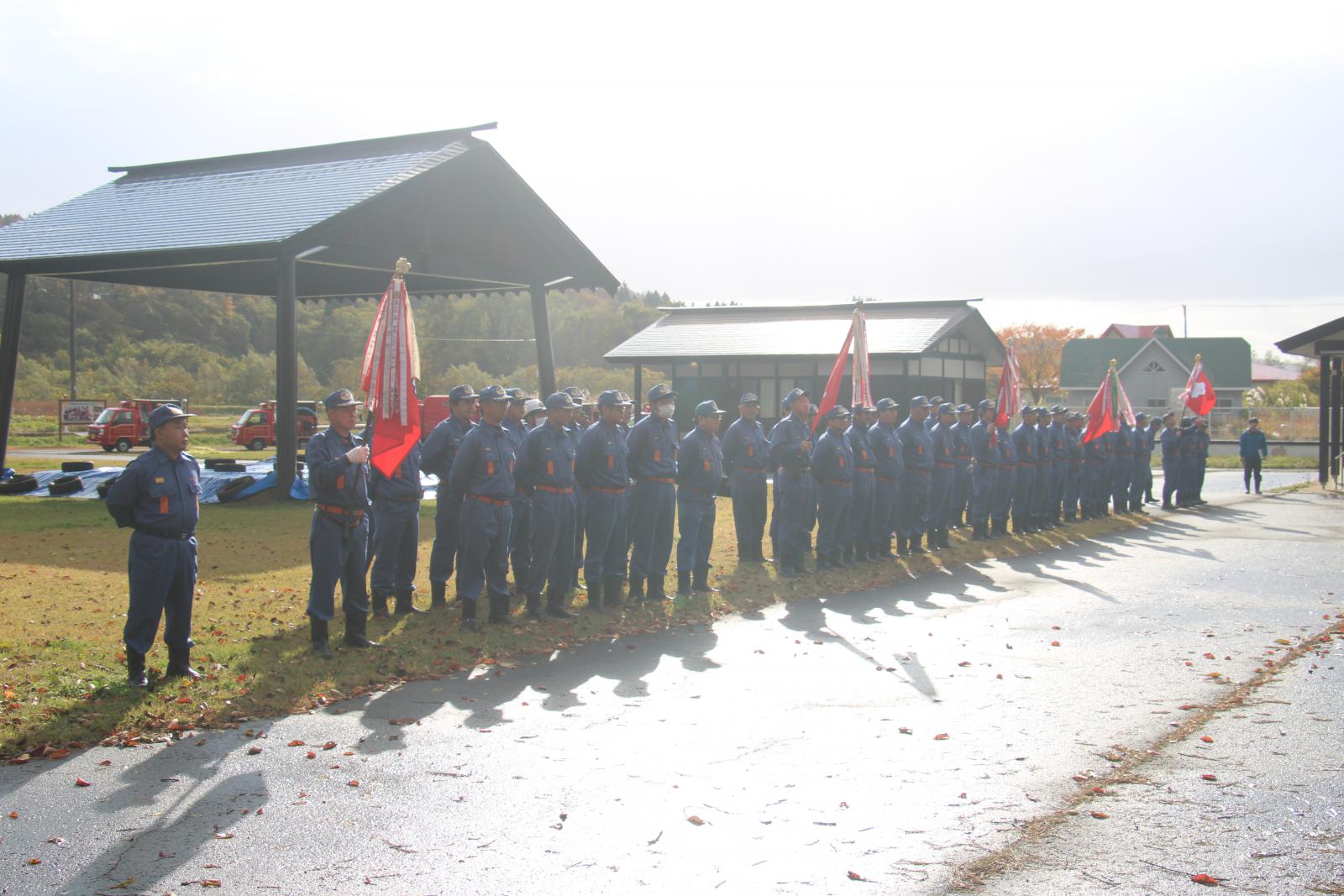 消防団秋季訓練