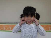 ４月当初の女の子