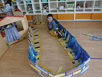 お風呂遊びです