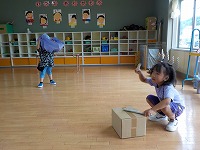 祭りの気分で遊んでいます