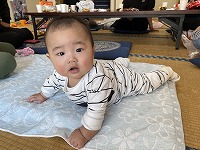 かわいいミイラの衣装で参加