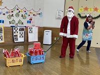 サンタさん登場