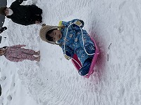 そり遊び