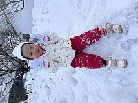 雪遊び