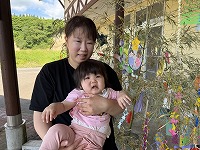 短冊と２ショット