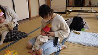 お母さんと一緒