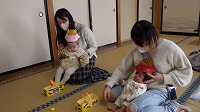 節分の豆まき