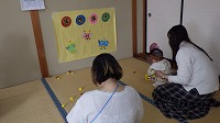鬼節分の豆まき