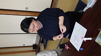 手形アート中