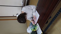 手形アート中