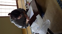 手形アート中