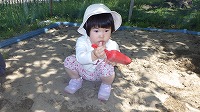 さらさらのお砂だよ