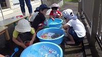じょうずに寒天すくえたよ