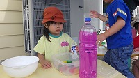 色水遊びたのしいね