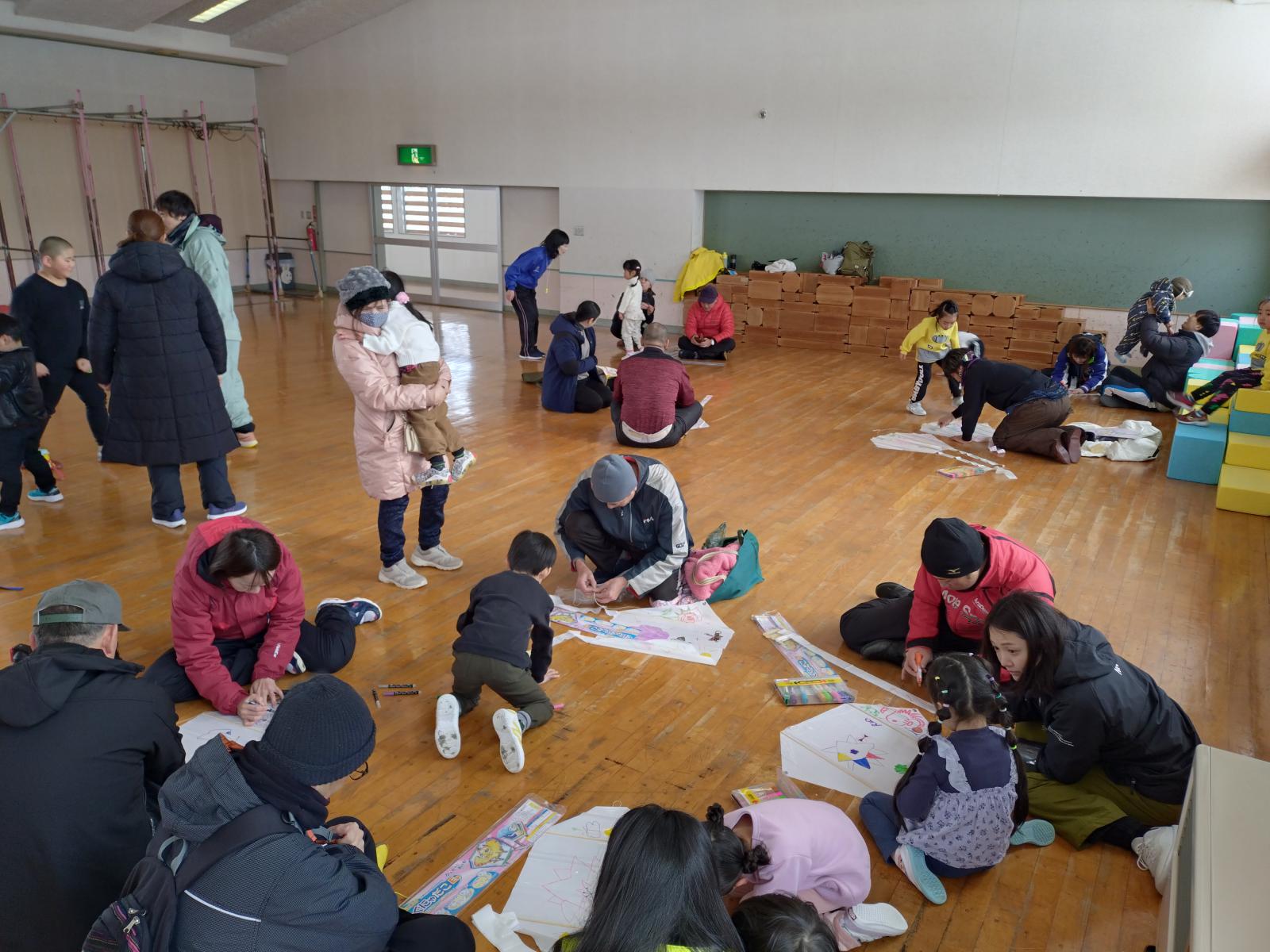 藤里幼稚園雪あそび