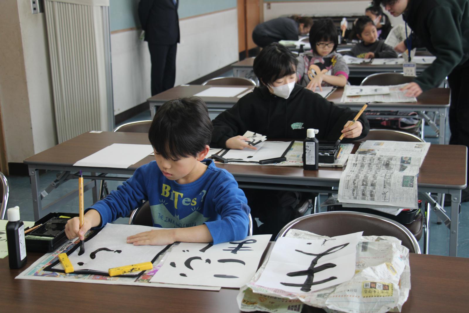 第54回藤里町新春書き初め大会