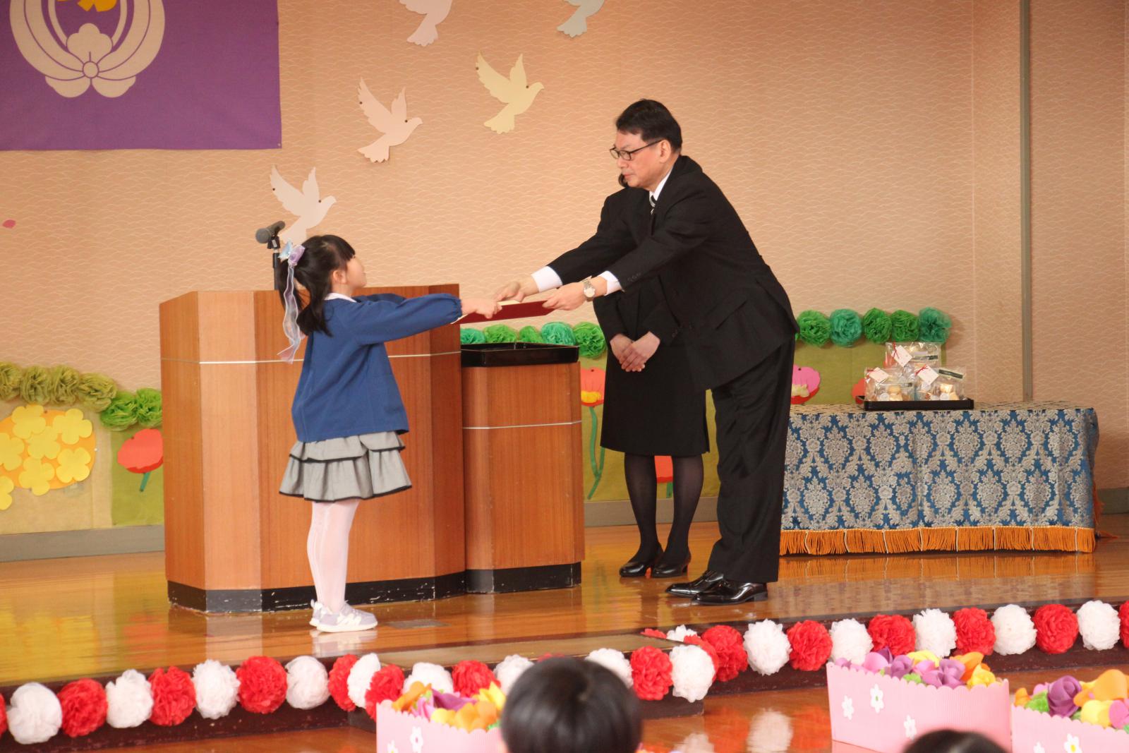 藤里幼稚園卒園式