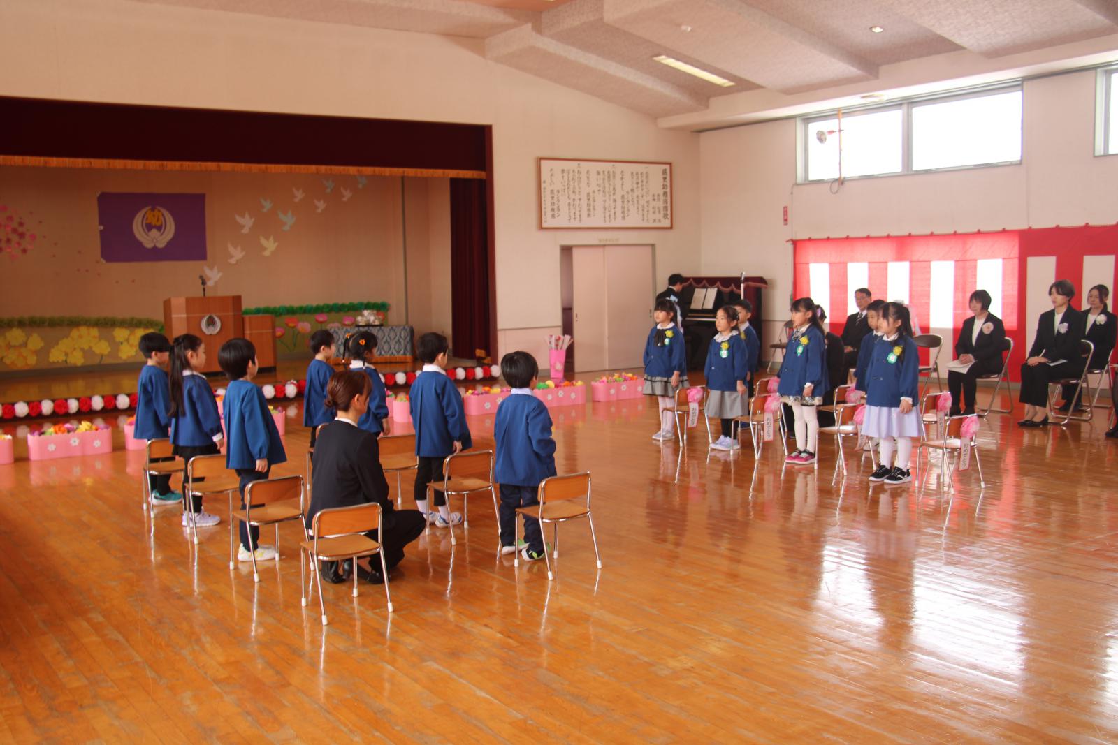 藤里幼稚園卒園式