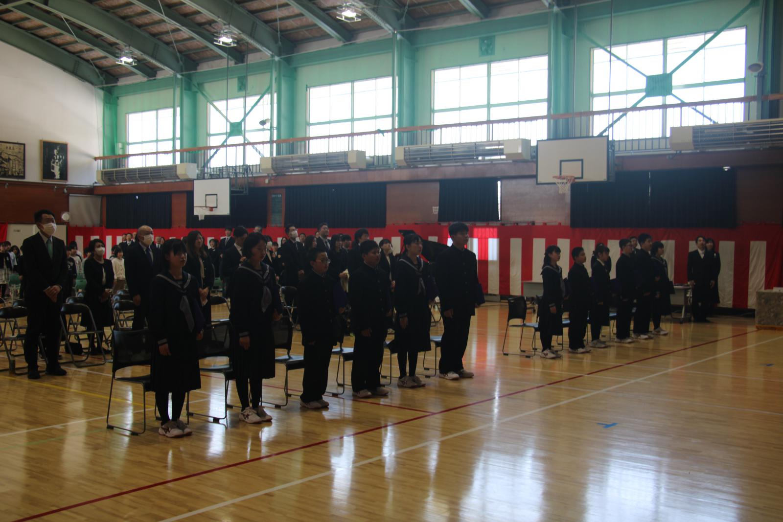 藤里学園前期課程修了証授与式