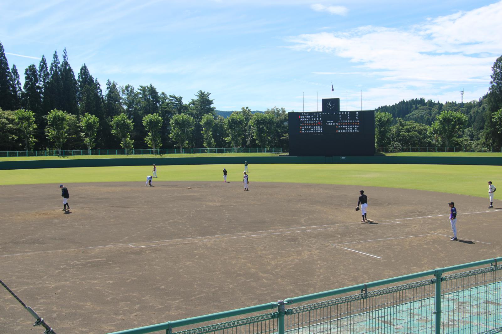 藤里町地区交流野球大会