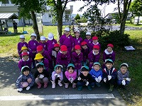 さつまいもの苗植え集合写真