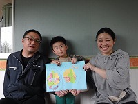 自分で作った作品を撮ってね