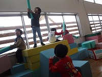 おまつりごっこをしています