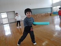 ポーズしているところを撮ってね