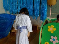 髪の長いおばけ
