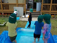 水遊び