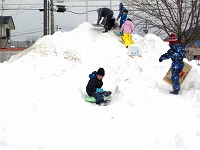 雪遊び１