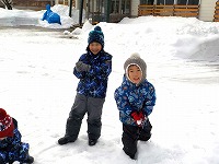 雪遊び８