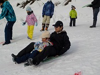 親子でそり乗り５
