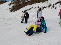 親子でそり乗り４
