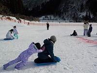 親子でそりリレー７