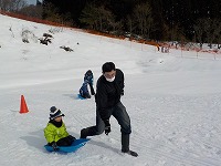 親子でそりリレー２