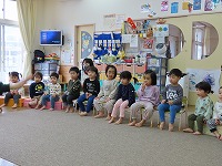 お別れ会始まる前の子どもの様子