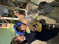飾っている様子