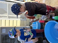 水遊び