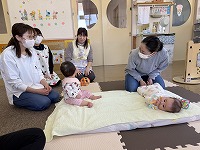 交流保育の様子