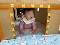 大きなトンネルをくぐってきた赤ちゃん