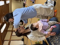 講師の先生の施行してもらっている様子