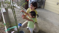 飾っている様子